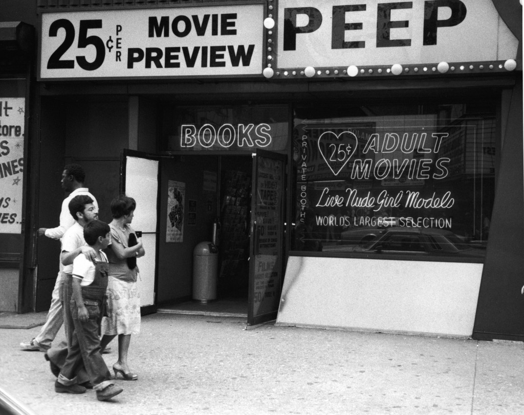 David Herman/Frederic Lewis/Hulton Archive Peep Show In Times Square