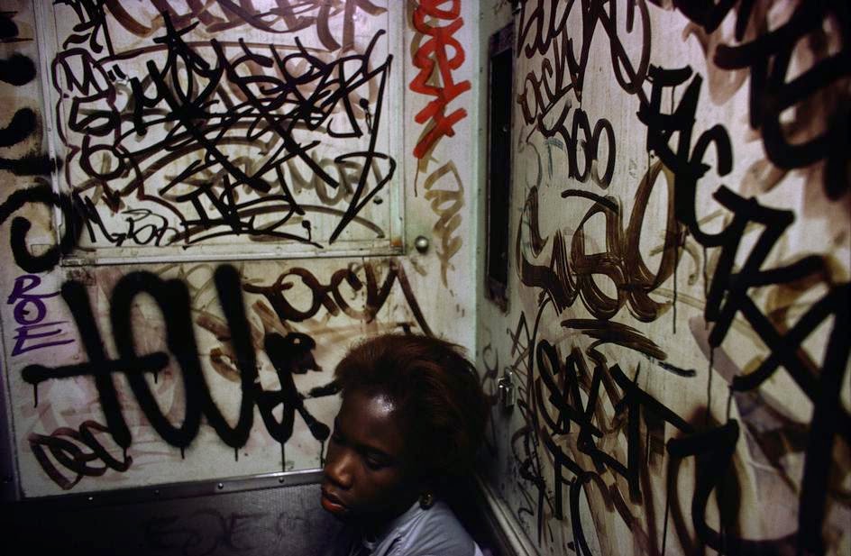 New York City's Subway Commuters in 1980 by Bruce Davidson (7)