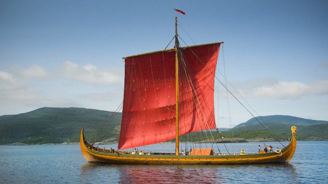 hold onto your beards! the world’s biggest viking ship is