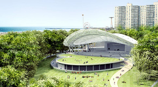 Coney Island S Incredible New Concert Venue Might Actually Be Ready Coney Island S Incredible New Concert Venue Might Actually Be Ready To Open This July