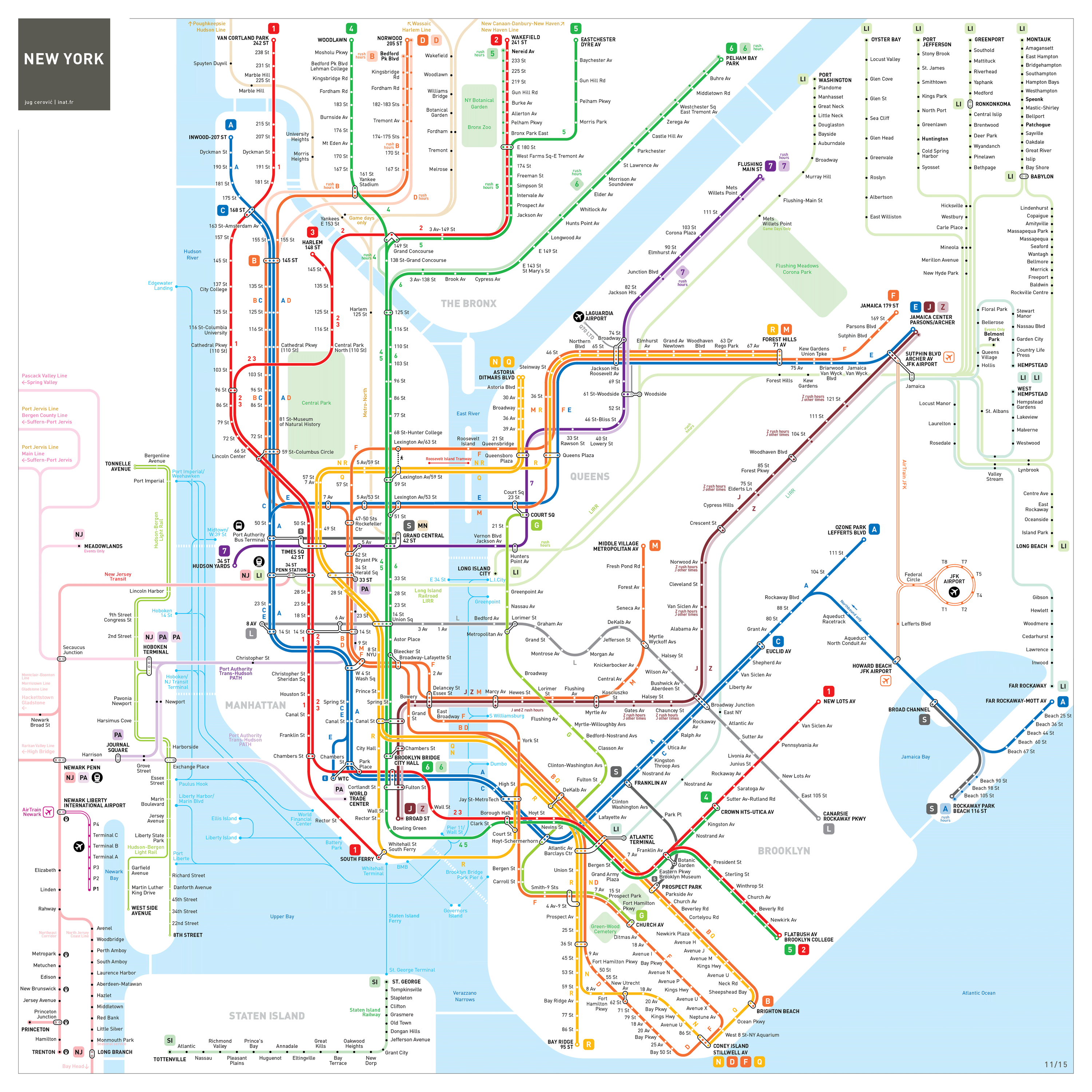 kiddingnotkidding: 4 nyc subway maps that are actually easier to